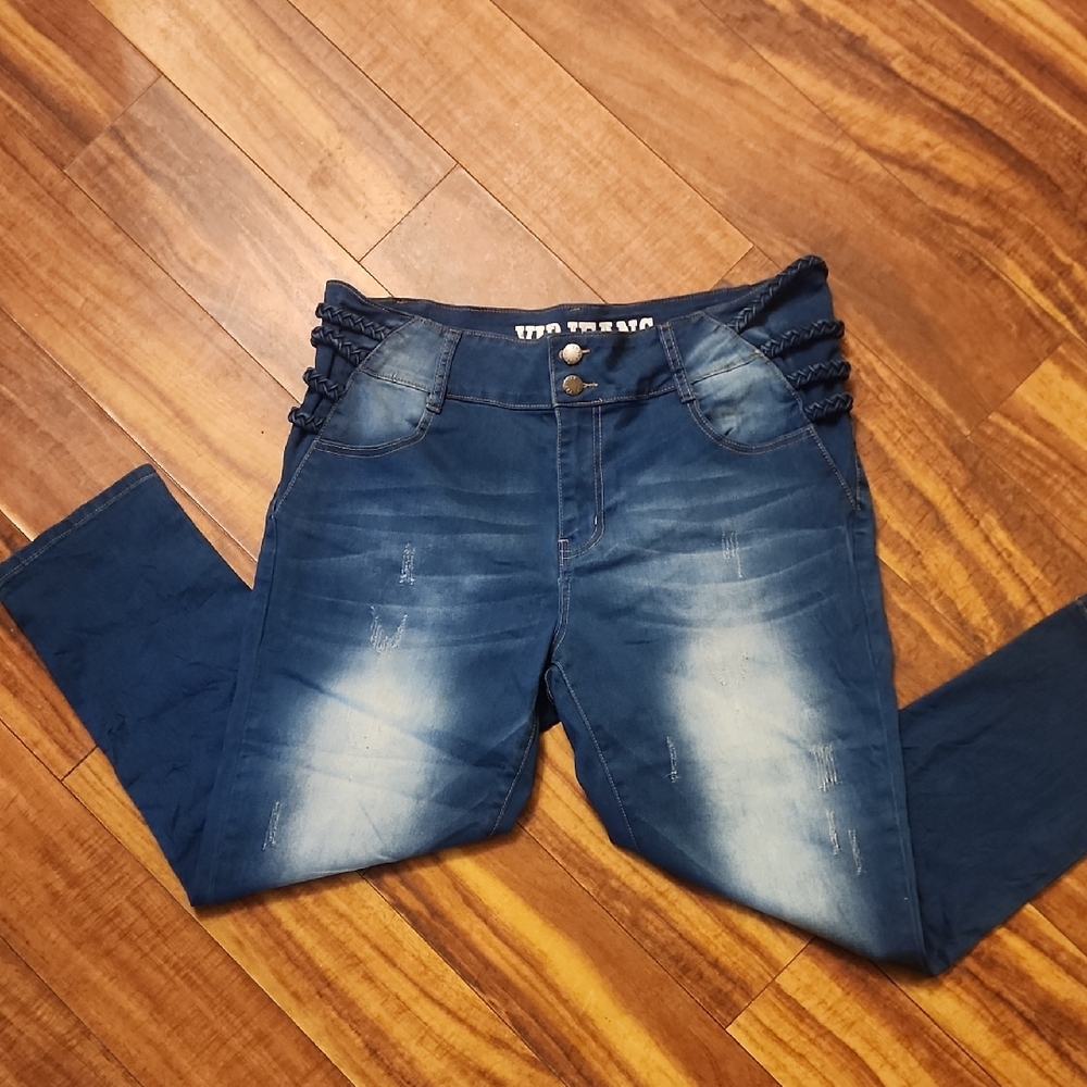 Blue Distressed Jeans